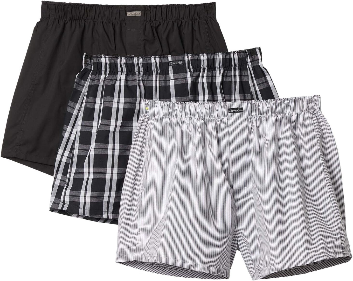 

Тканые боксеры Cotton Classics в упаковке из нескольких пакетов Calvin Klein Underwear, черный