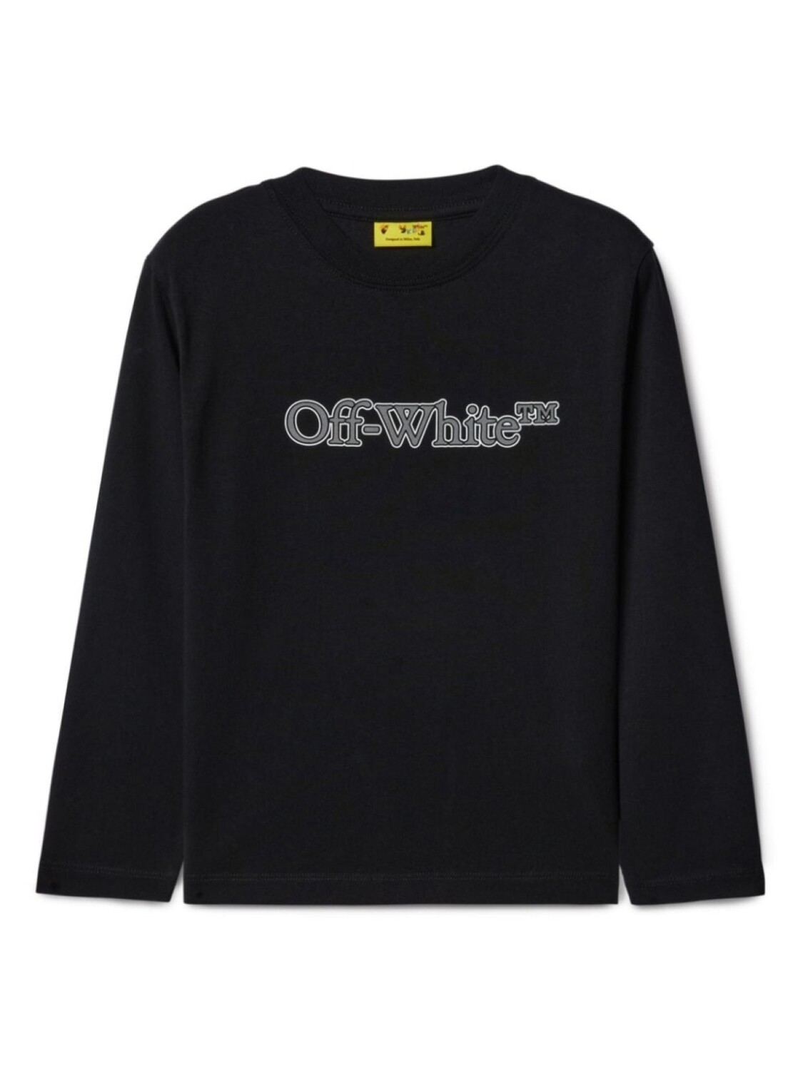 

Off-White Kids футболка Big Bookish, черный