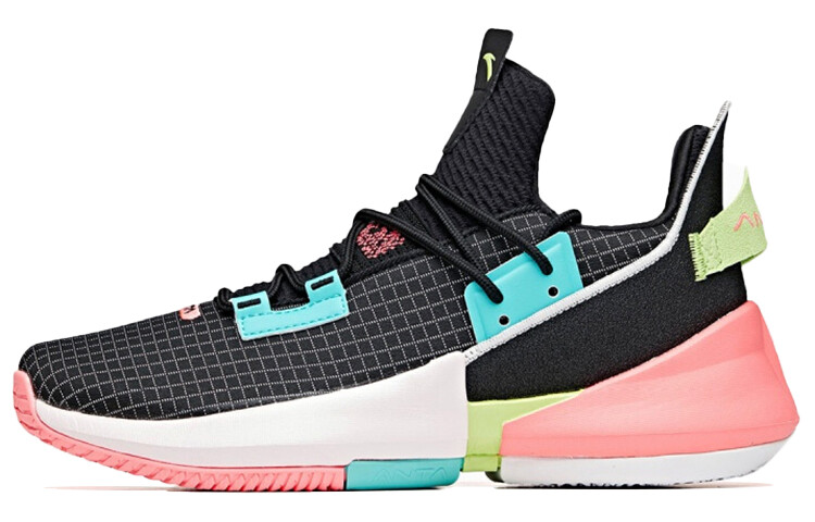 

Баскетбольные кроссовки Airspace 2 мужские с низким верхом, черные/флуоресцентные, электрофотонные/белые Anta