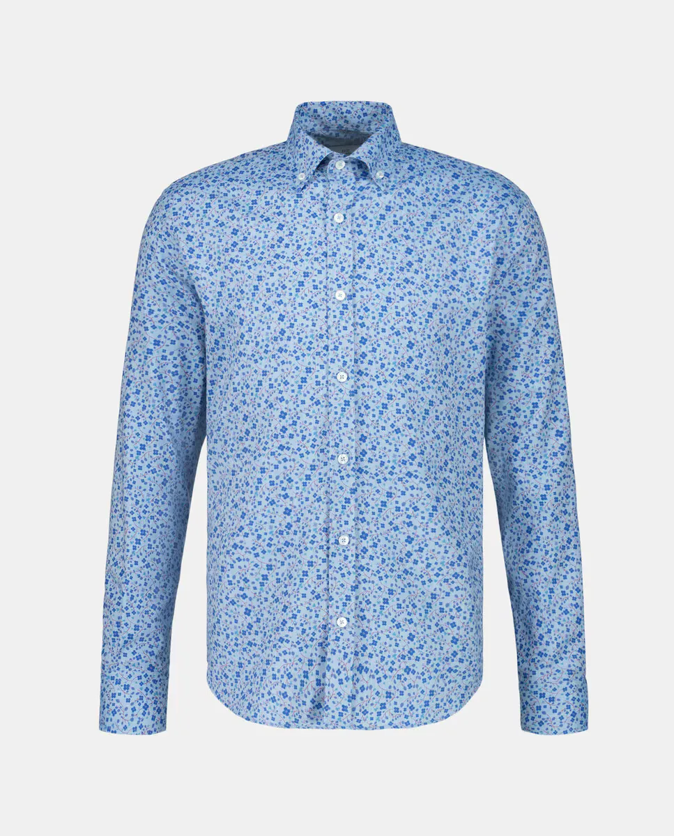 

Мужская узкая спортивная рубашка Miguel Bellido, синий