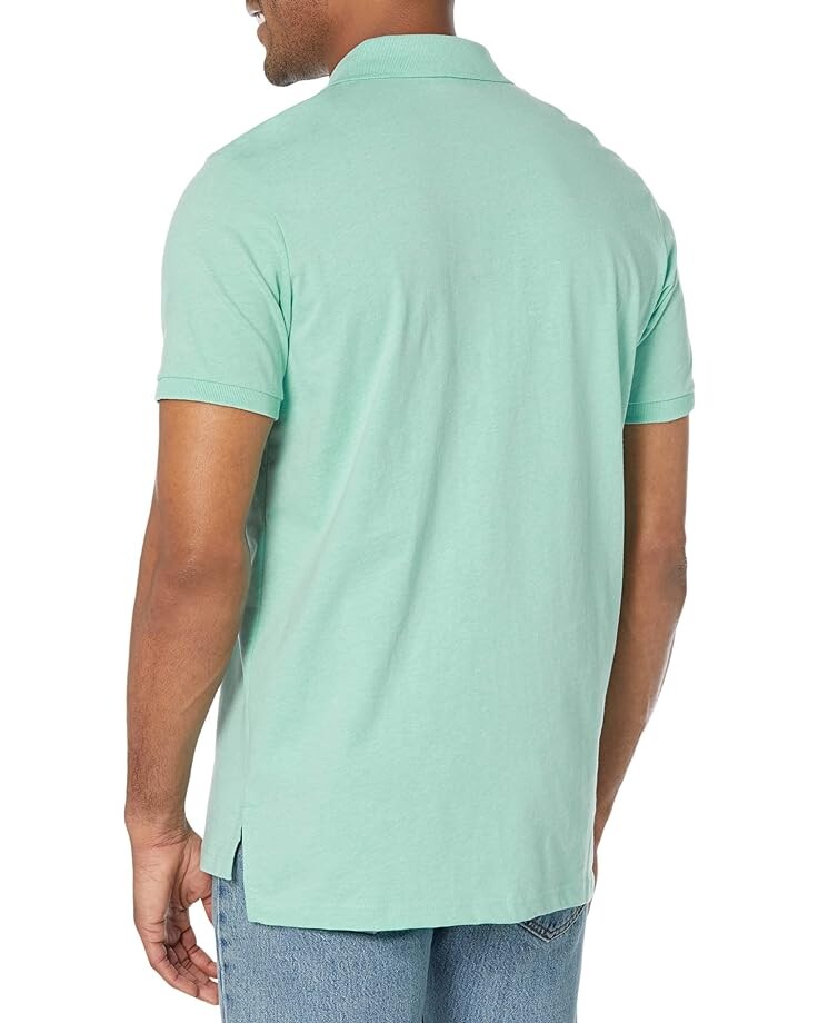 

Поло U.S. POLO ASSN. Solid Jersey Polo Shirt, цвет Jade Green Heather