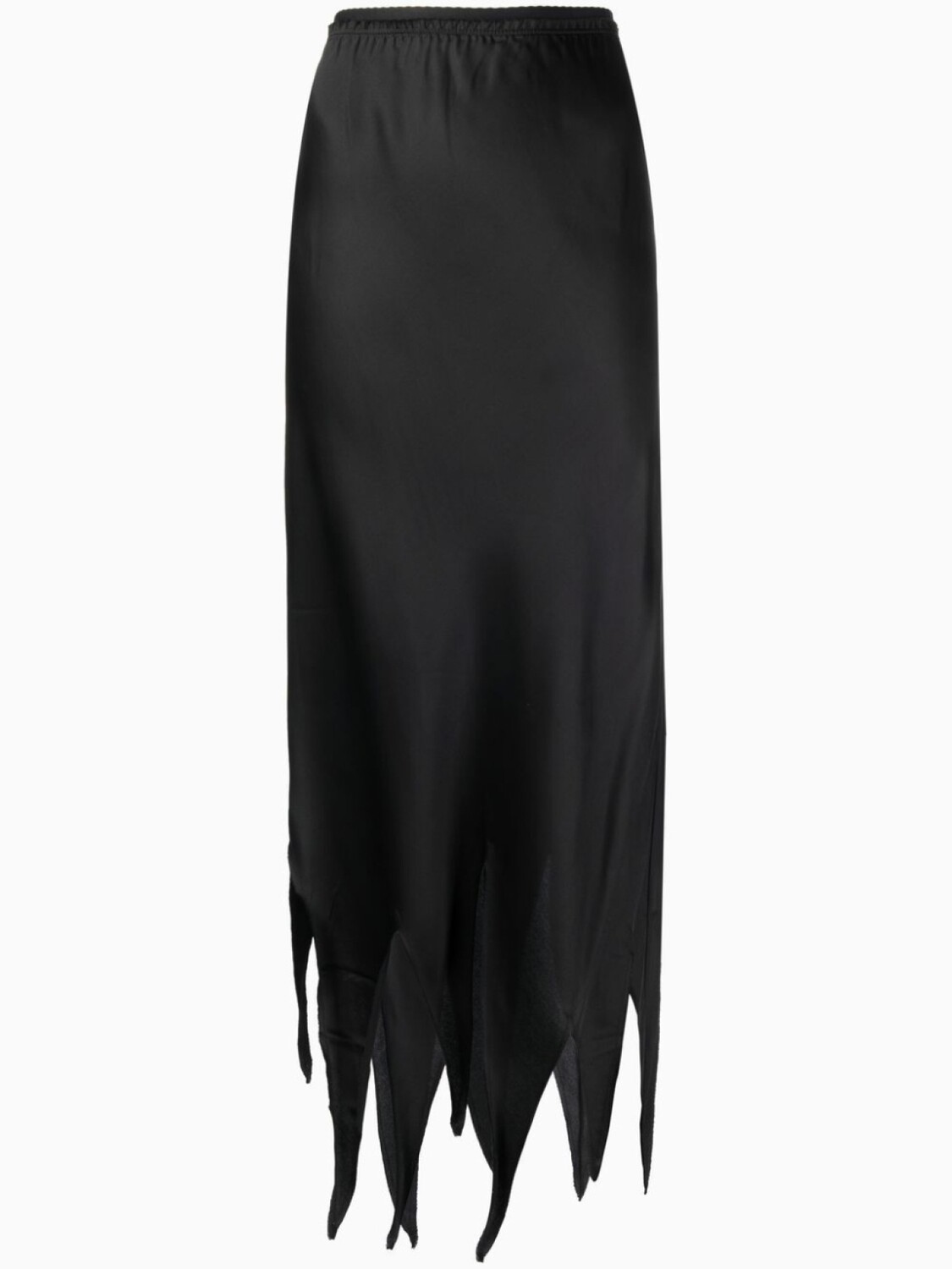 

MM6 Maison Margiela юбка с завышенной талией и асимметричным подолом, черный