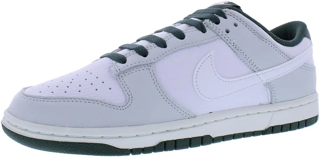Мужские скейтбордистские кроссовки Nike Dunk Low Retro, белый/зеленый
