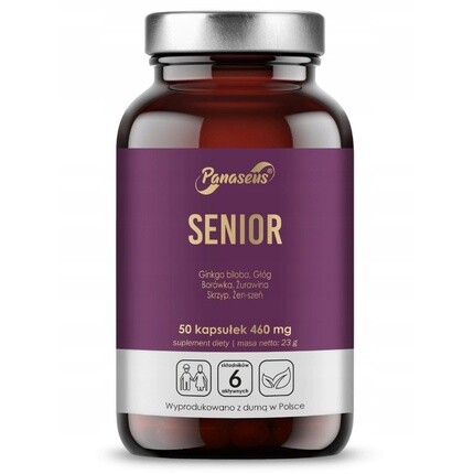 

Panaseus Senior 50 капсул - диетическая добавка для пожилых людей Yango