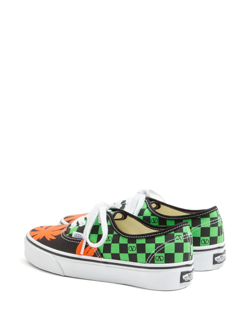 Кеды в клетку из коллаборации с Vans VALENTINO GARAVANI, зеленый — фото 3