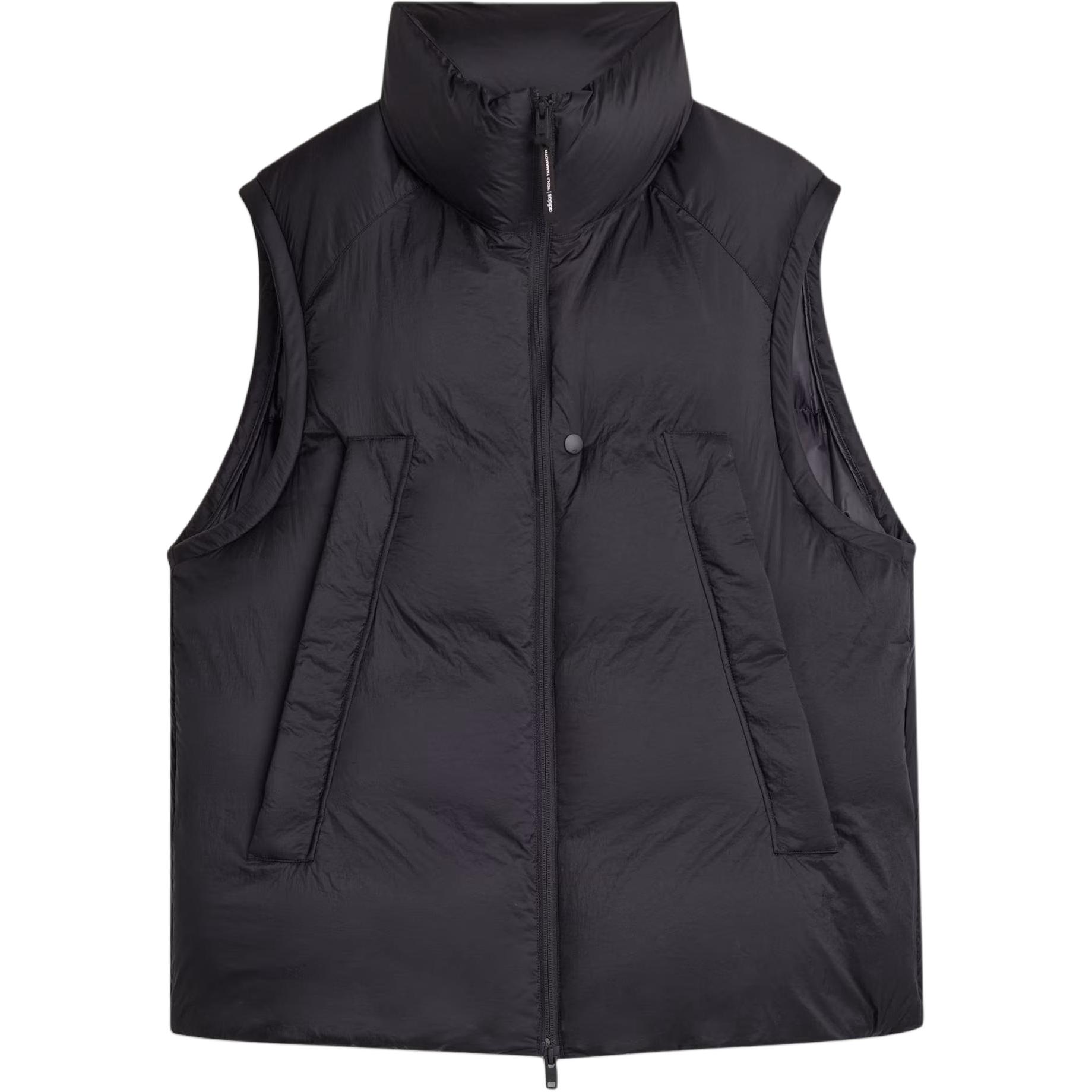 

Y 3 стеганый жилет с высоким воротником Y-3, черный