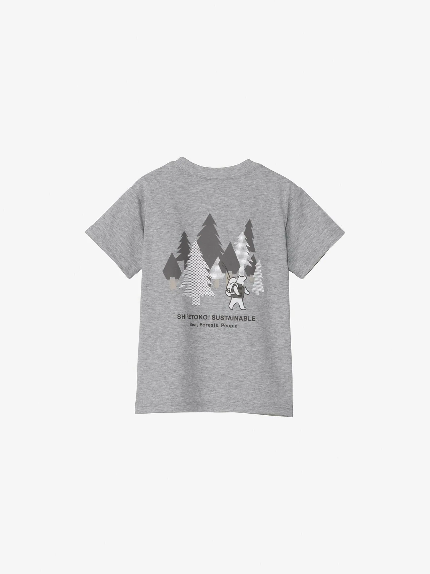 Детская футболка с коротким рукавом Shiretokotoko (для малышей) The North Face, Mixed Gray