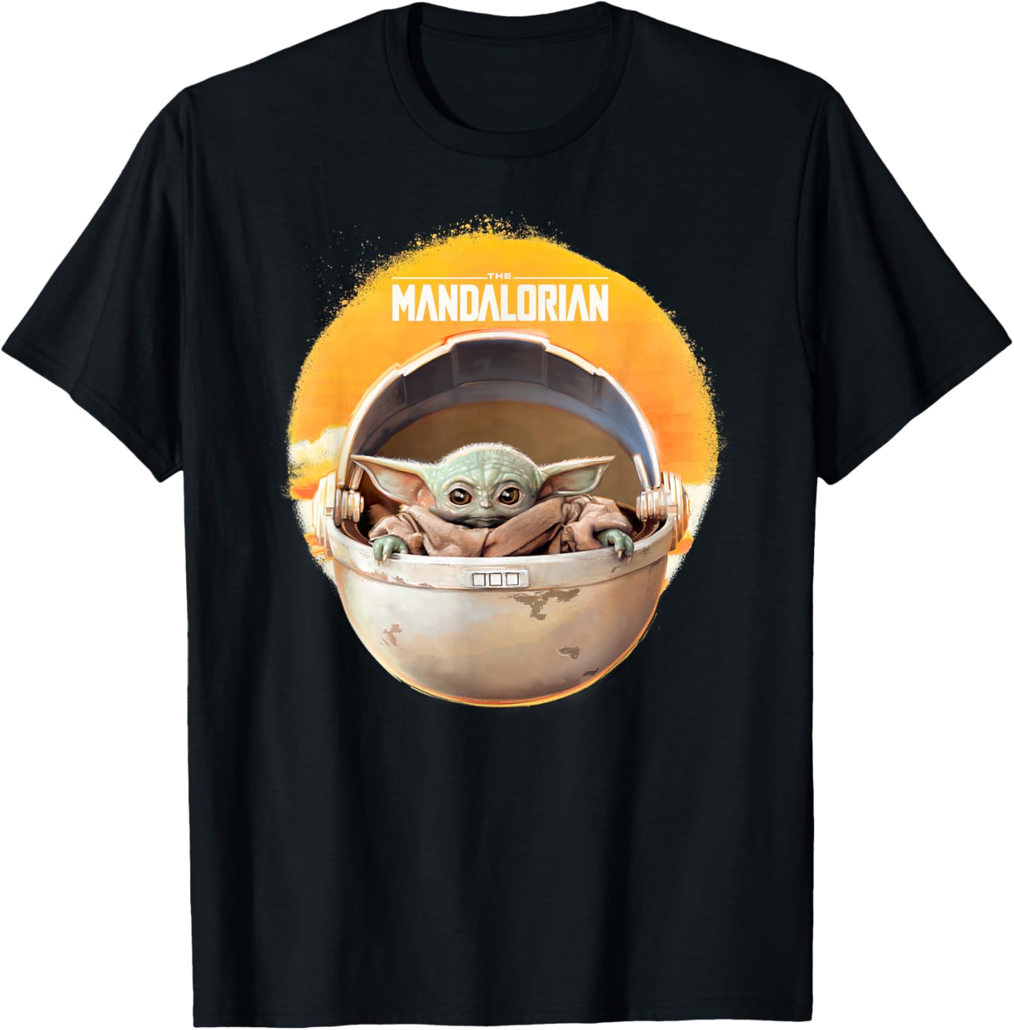 

Футболка Star Wars Mandalorian Child Awakens, черная