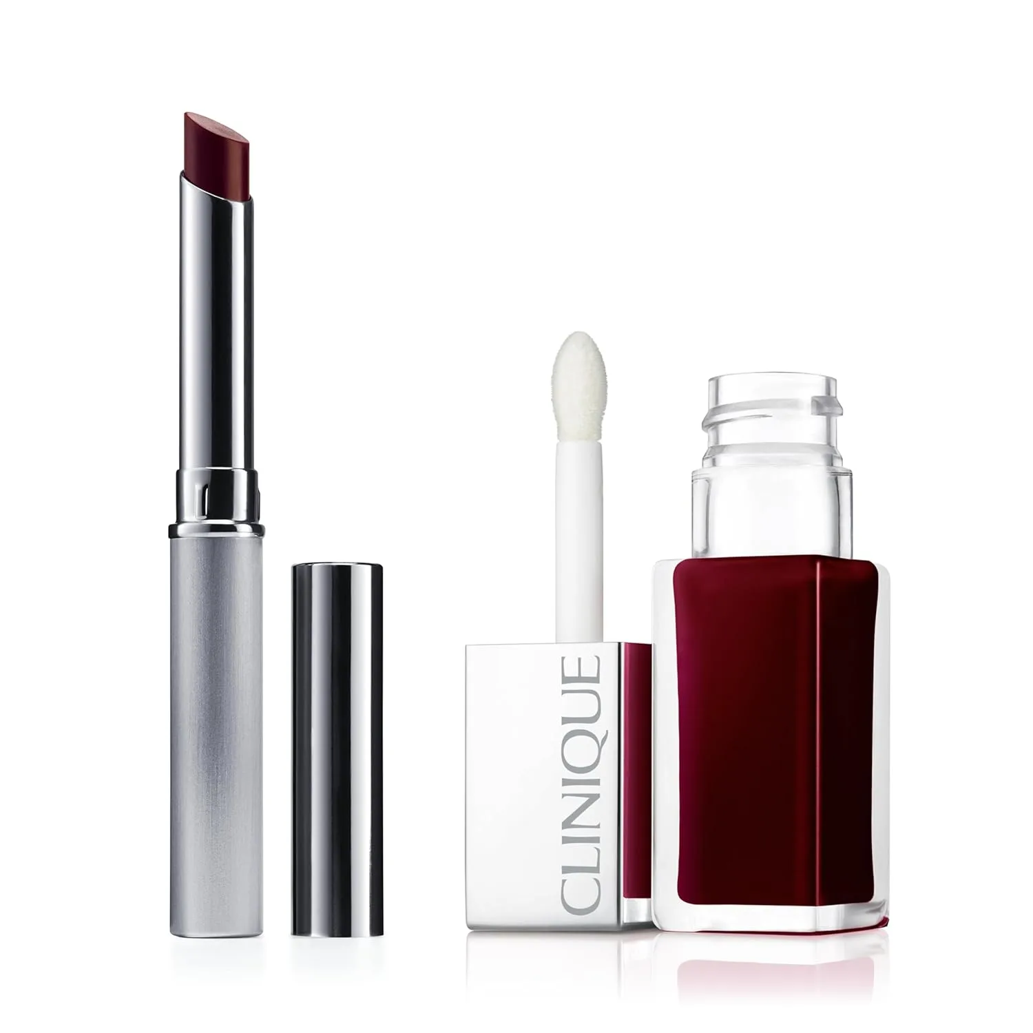 Набор Clinique Black Honey Almost Lipstick с тонирующим бальзамом для губ и Pop Lip + Cheek Tinted Oil., Black Honey