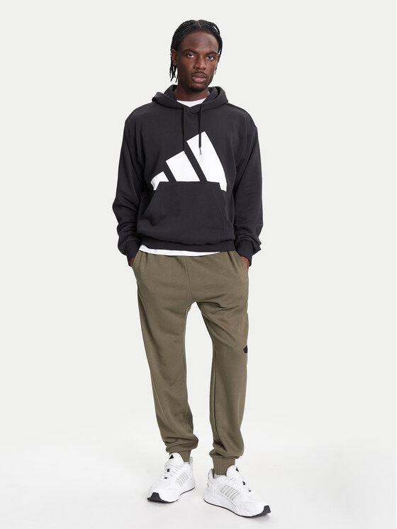 Толстовка обычного кроя Essentials Big Logo IN6164 Adidas, черный — фото 2