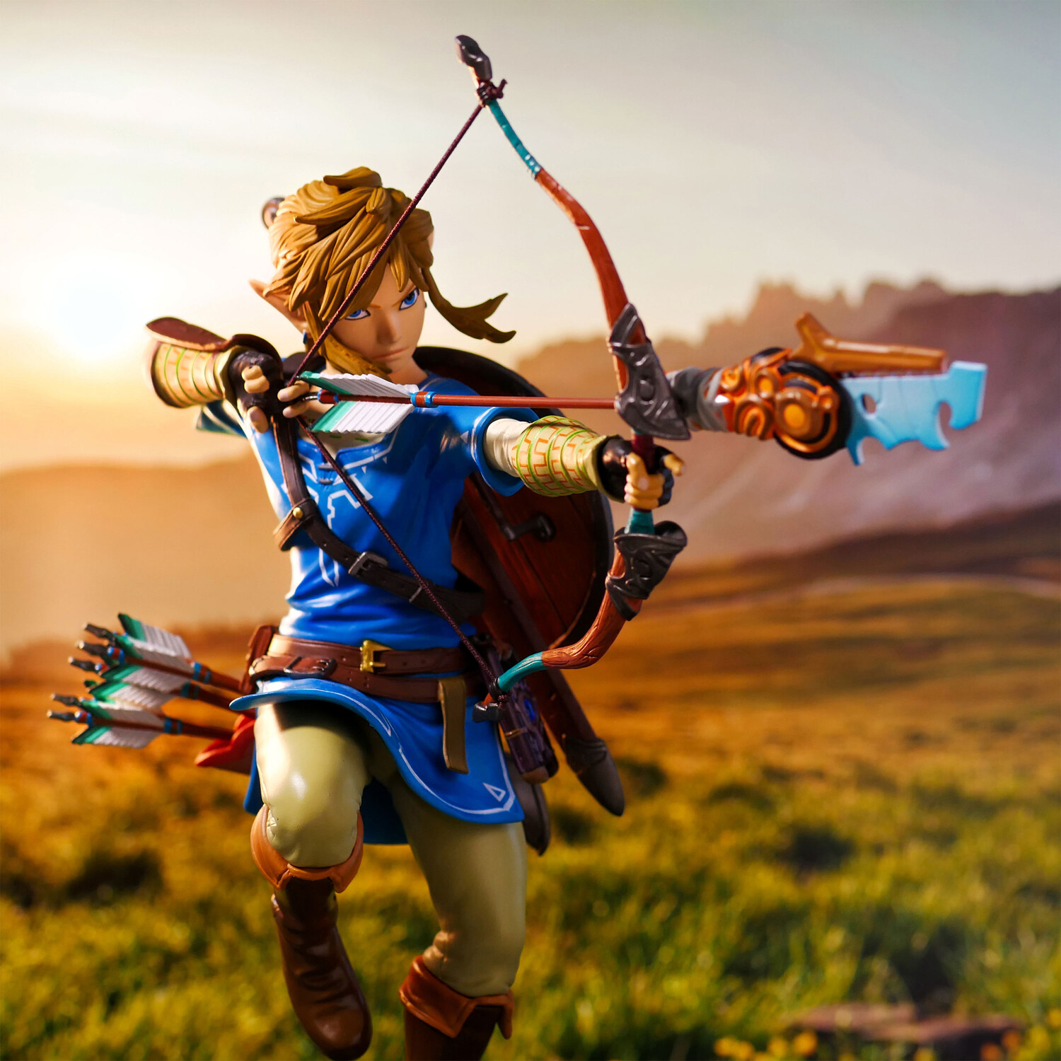 

Зельда - фигурка Link Breath of the Wild с диорамой