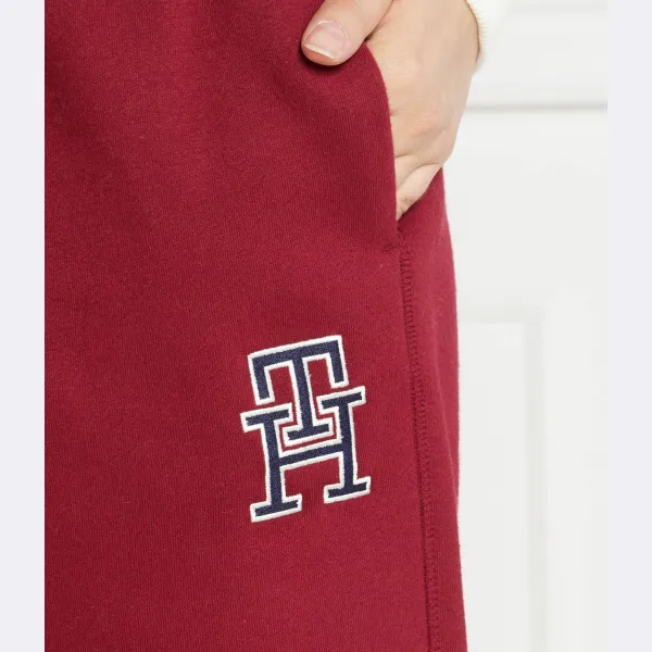 Спортивные брюки стандартного кроя Tommy Hilfiger, бургунди — фото 3