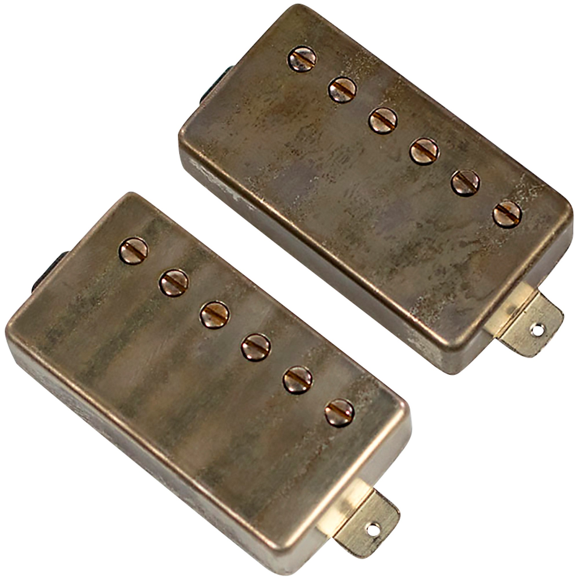 

Звукосниматель Mojotone Bill Kelliher Hellbender Humbucker F-Spaced Bridge Set, состаренный никель