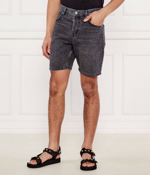 

Джинсовые шорты Relaxed fit Karl Lagerfeld Jeans, черный