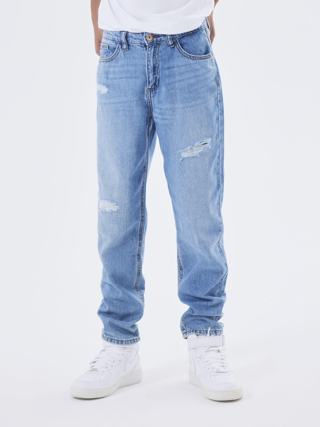 

Джинсы свободного кроя NKMSILAS TAPERED Name it, цвет medium blue denim