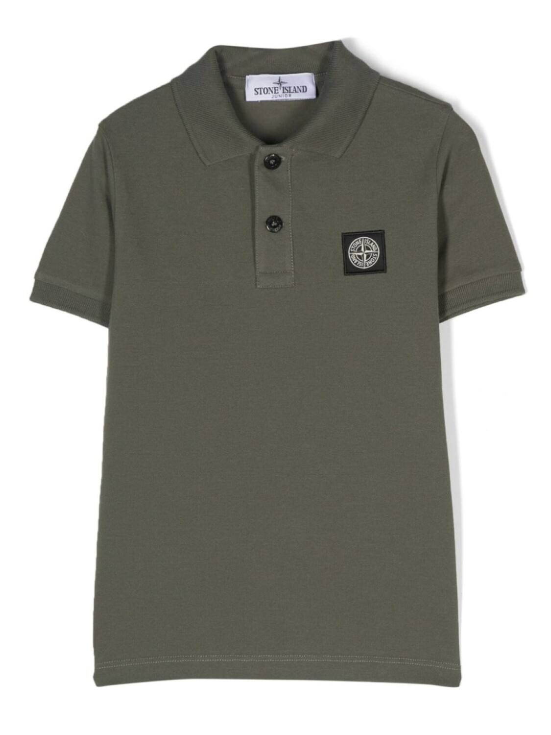 

Stone Island Junior рубашка поло с логотипом Compass, зеленый