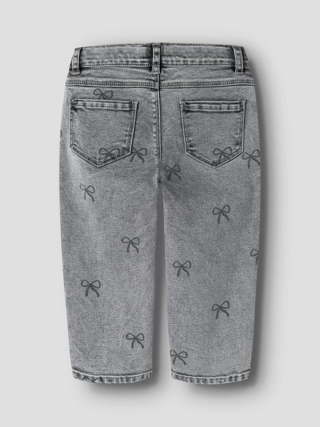 Джинсы Name It Regular Jeans NMFBELLA серого и темно-серого цвета — фото 2