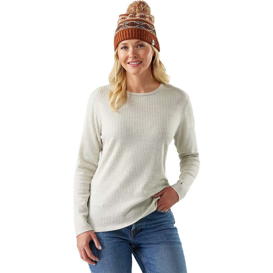 

Термофутболка Smartwool Thermal Merino Rib Crew Smartwool, Ash Heather