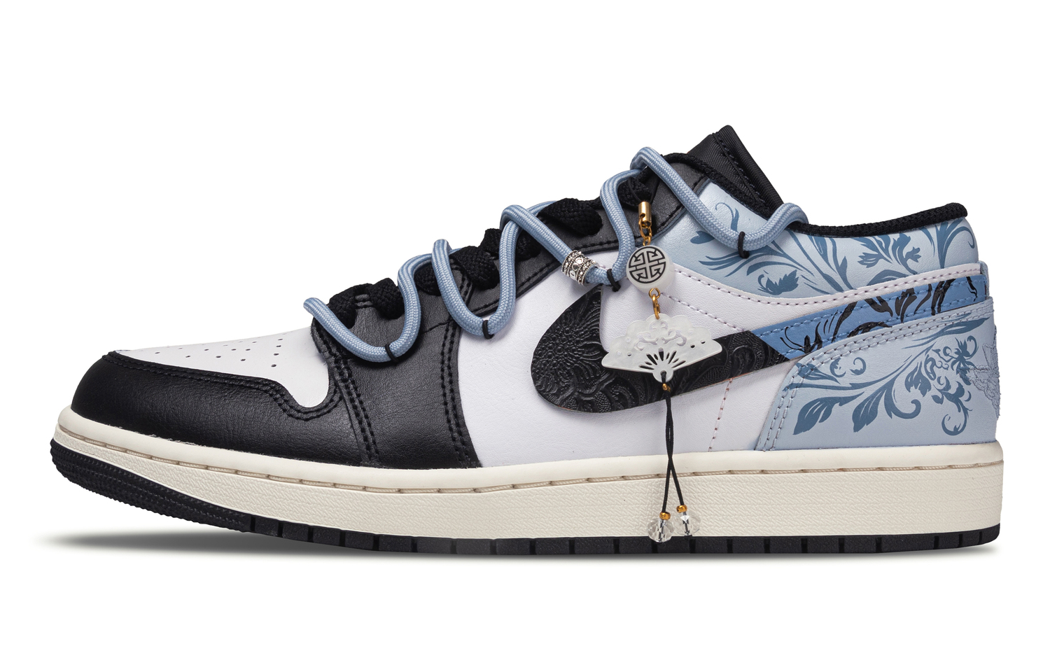 

Jordan Кроссовки Air 1 Beyond The Dream Abrasion Resistant Low top Vintage Basketball Unisex Blue Black