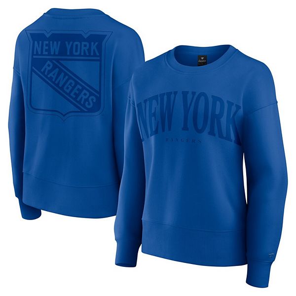 

Женский свитшот royal new york rangers elements flow Fanatics