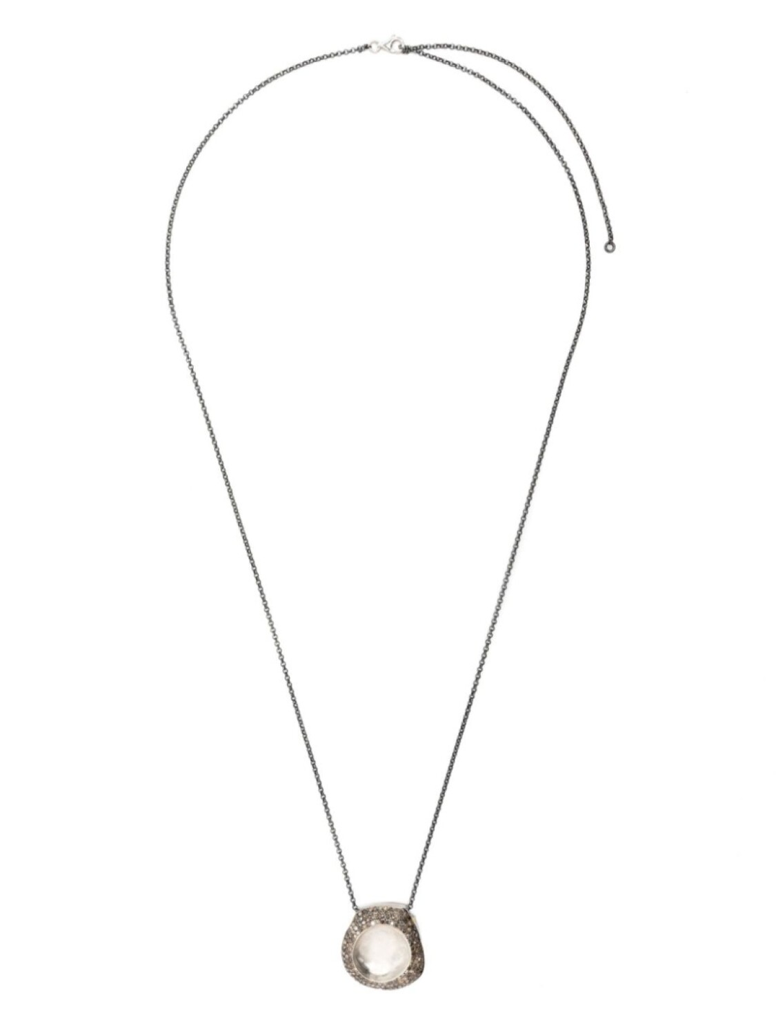 

Серебряное колье с бриллиантами Rosa Maria, серебряный