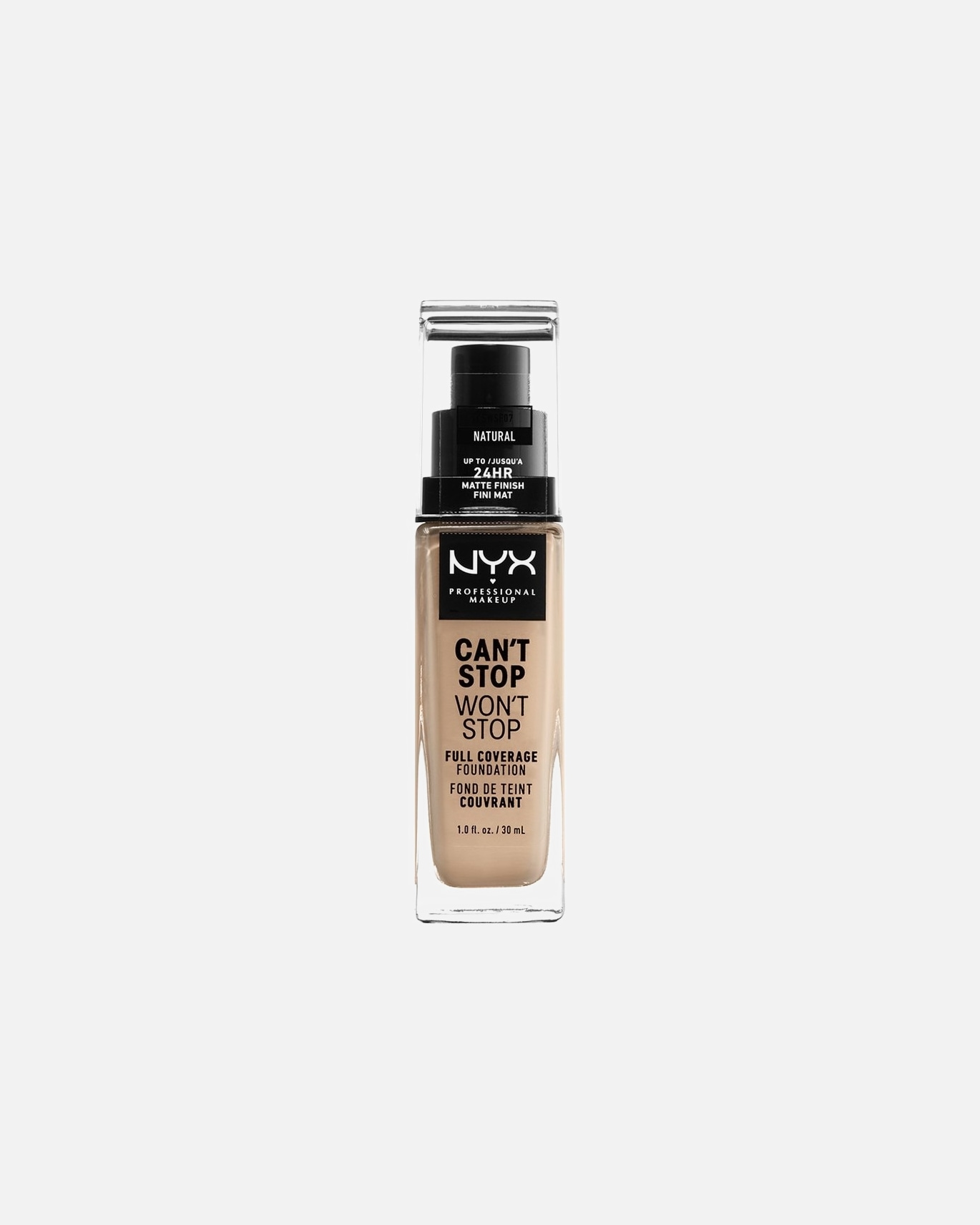 

Тональный крем Nyx Professional Makeup, cswsf07 - natural, 30 мл