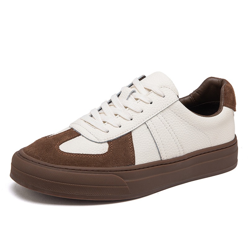 

Износостойкие сбалансированные низкие кроссовки для скейтбординга для мужчин LAHOO, Beige Brown