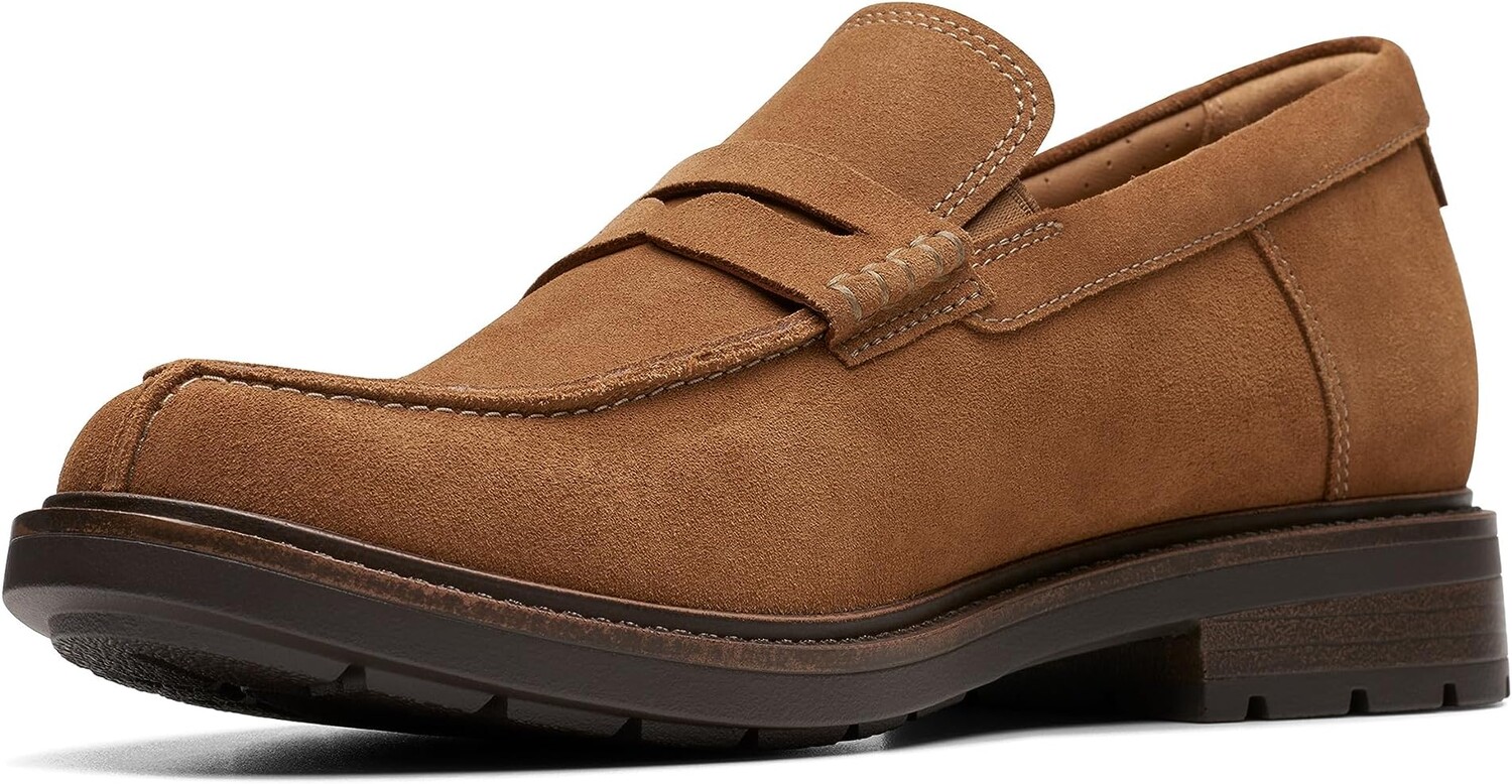 

Лоферы Un Shire Step Clarks, цвет Cola Suede