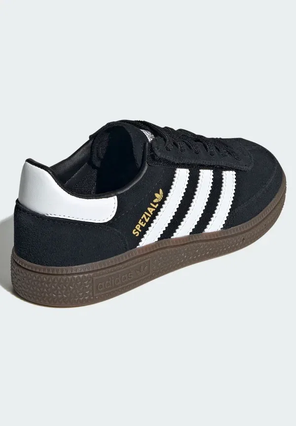Кроссовки Adidas Originals Handball Spezial CF EL C, черный с белым и бежевым — фото 4