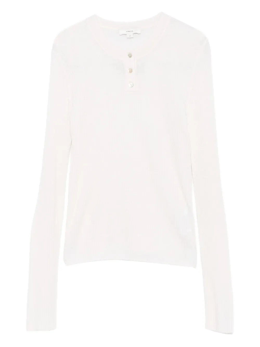 

Топ в рубчик Vince, белый