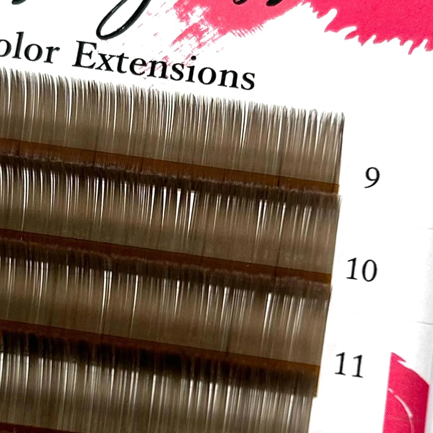 Ресницы накладные Foula Lash Gloss, Nude Beige, C Curl, 0.15x9 мм — фото 2