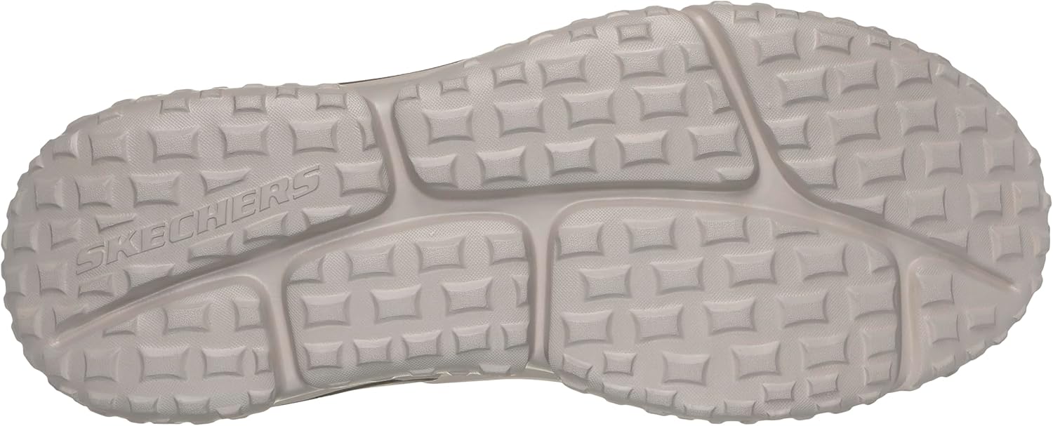 Мужские мокасины Skechers Relaxed Fit: Solvano - Varone Slip-On, Taupe — фото 3