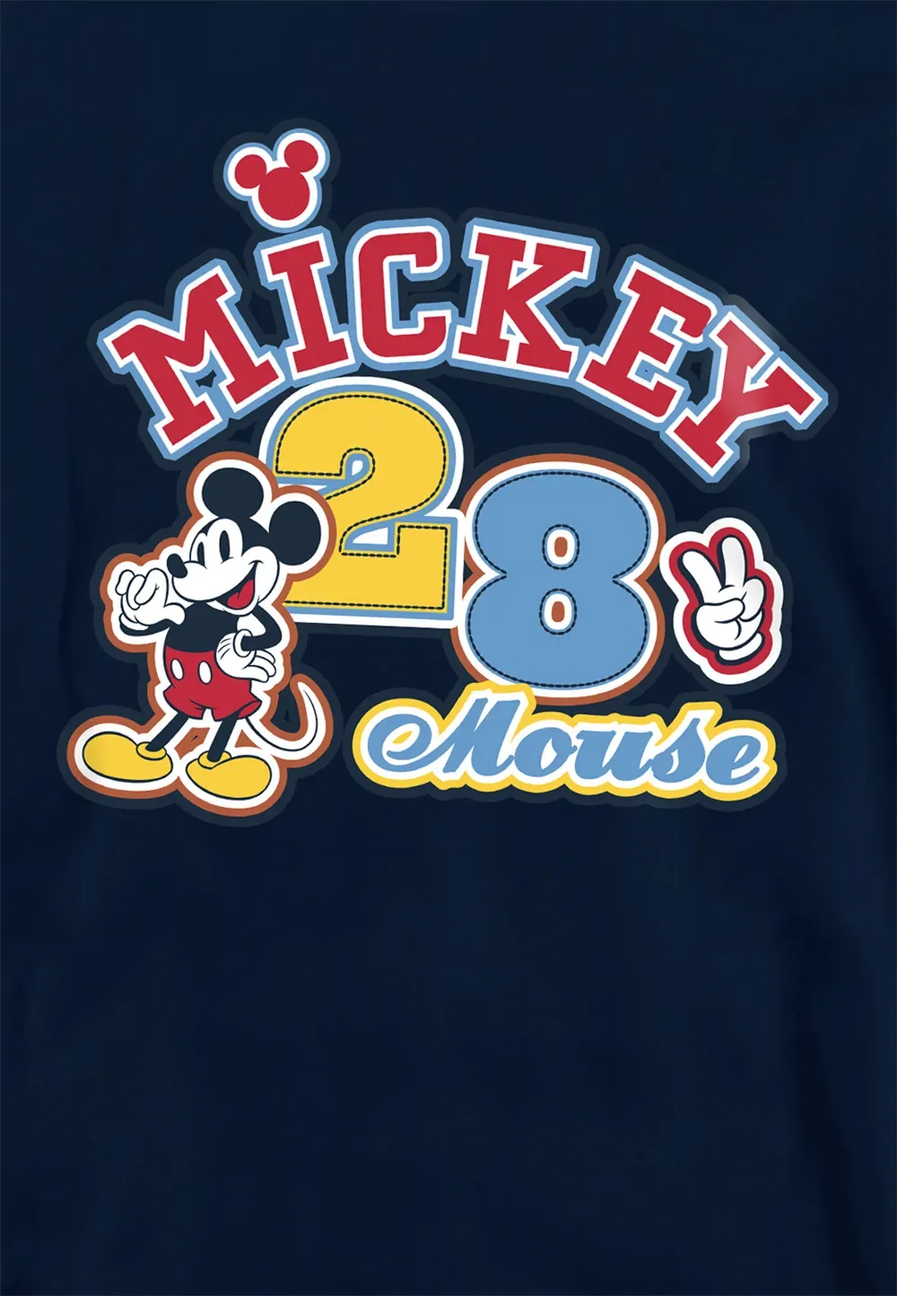 Детский худи Disney 28 Badge, темно-синий, темно-синий — фото 2