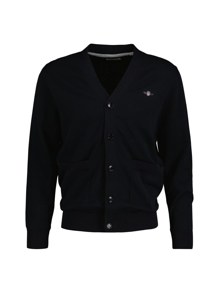 

Толстовка Gant Strickjacke, черный