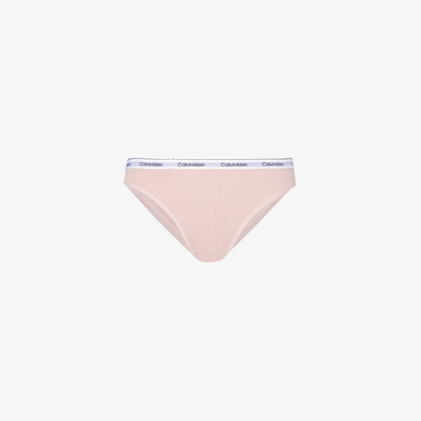 

Современные трусы из эластичного хлопка с фирменным поясом Calvin Klein, цвет subdued