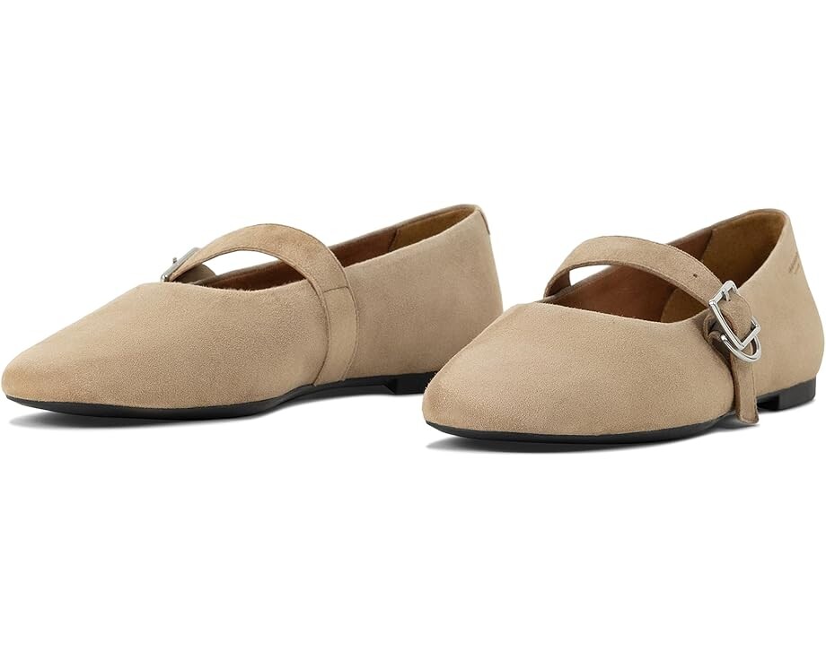 

Туфли на плоской подошве Vagabond Jolin Suede Mary Jane Flat, цвет Nougat