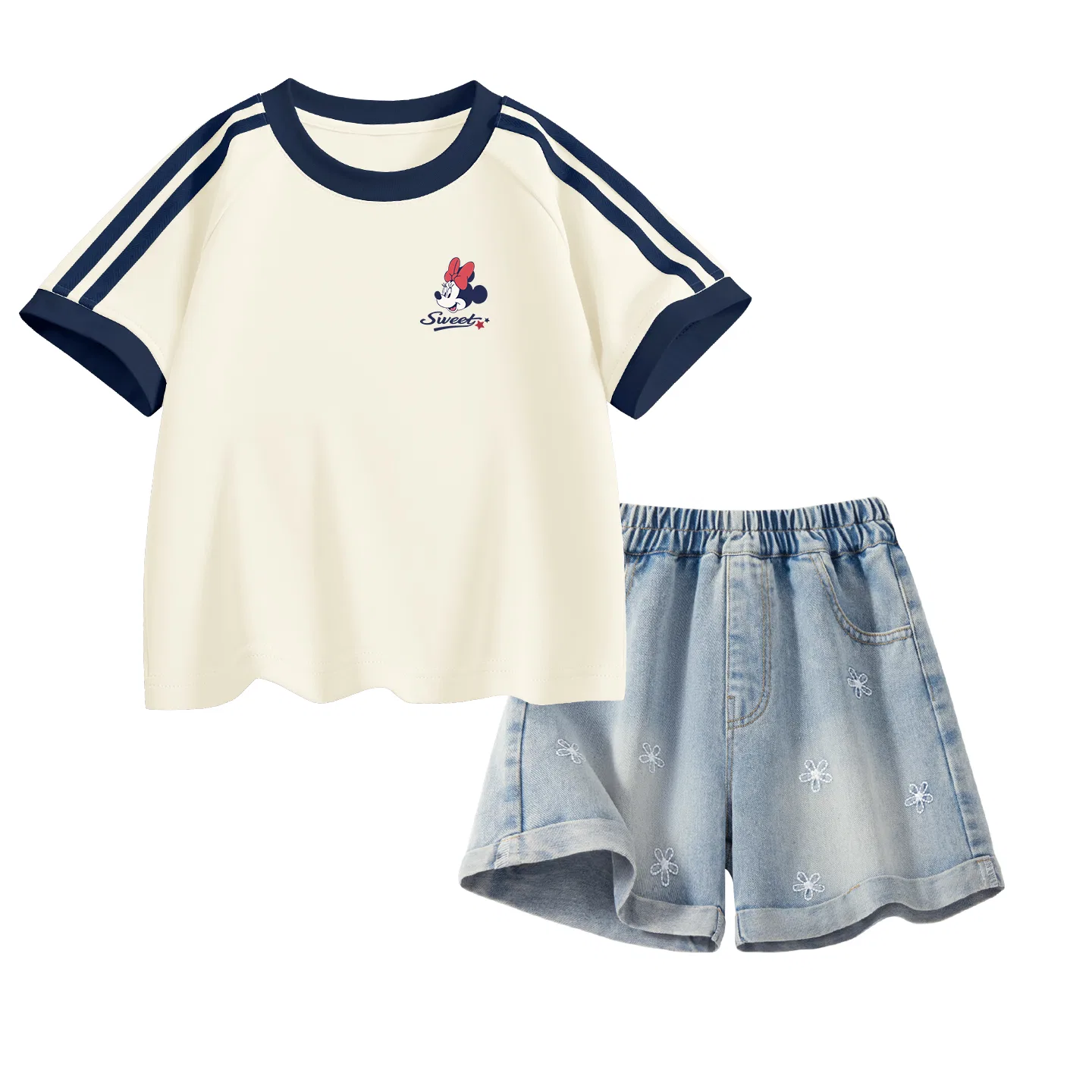 Детский спортивный костюм Disney Casual Sportswear бело-голубой — фото 3