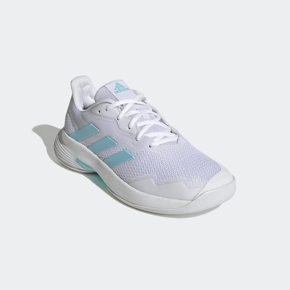 

Теннисные кроссовки adidas Performance "COURTJAM CONTROL", подходят для полов в помещении, цвет Cloud White / Bliss Blue / Cloud White