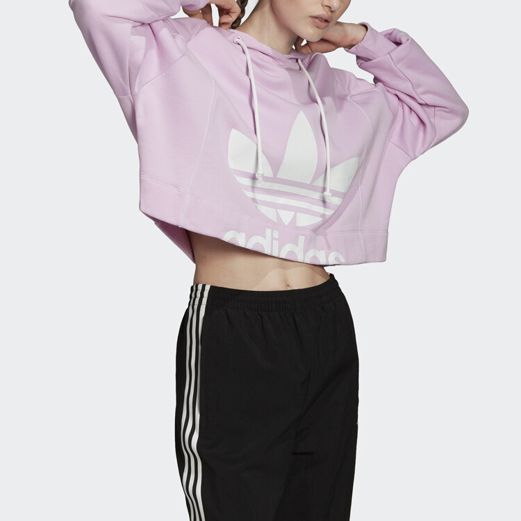 Свитшот женский светло-фиолетовый Adidas Originals, светло-фиолетовый — фото 4