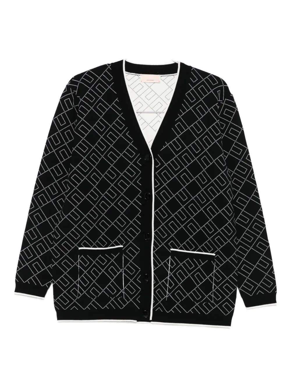 

Кардиган с логотипом Elisabetta Franchi La Mia Bambina, черный