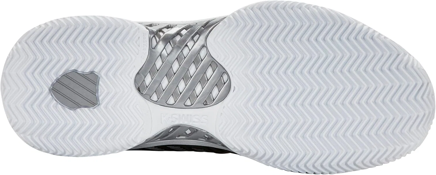 Кроссовки теннисные K-Swiss, Black Silver — фото 4