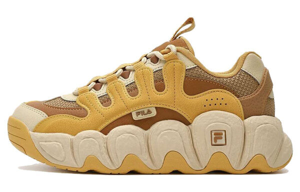 Кроссовки croissant chunky sneakers 'yellow brown' Fila, желтый — фото 2