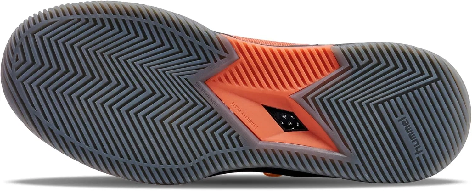 Кроссовки для гандбола Hummel Hb Topflight для взрослых, Black / Orange — фото 3