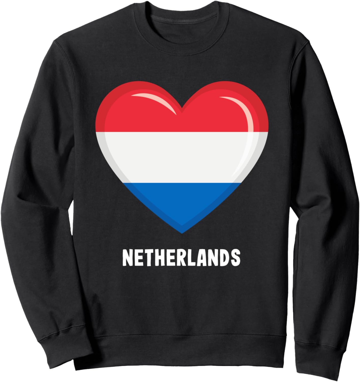 

Толстовка с флагом Нидерландов, Толстовка с символикой Нидерландов Netherlands Flag Clothing, черный