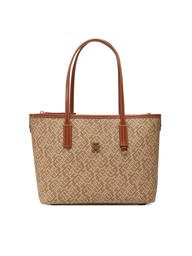 

Сумочка Th Monoplay Leather Mini Tote AW0AW17415 Tommy Hilfiger, коричневый