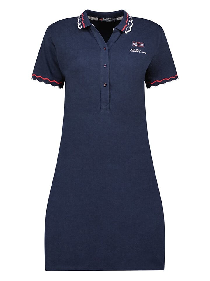 

Короткое платье Geographical Norway Polo Jamaela, темно-синий