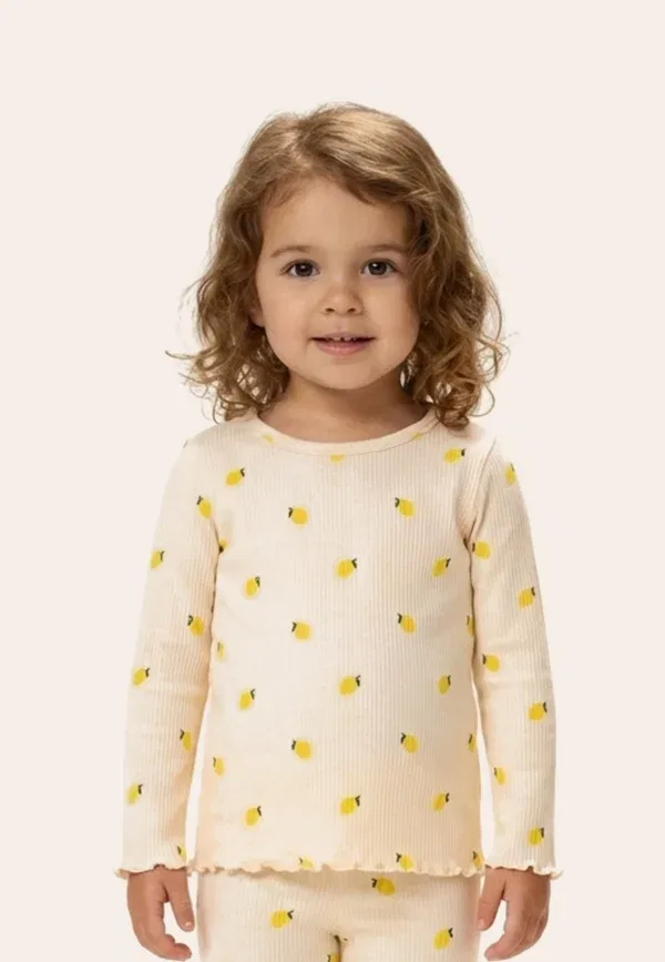 Футболка с длинным рукавом Tnstsmilla l_s tee long sleeved top The New Siblings, гардения aop