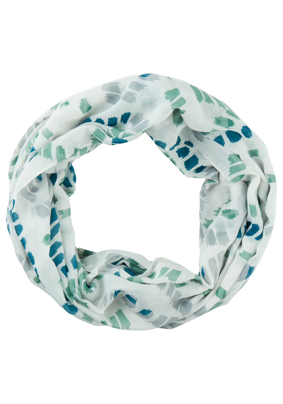 

Шарф DELMAO, цвет Green/Mint/White