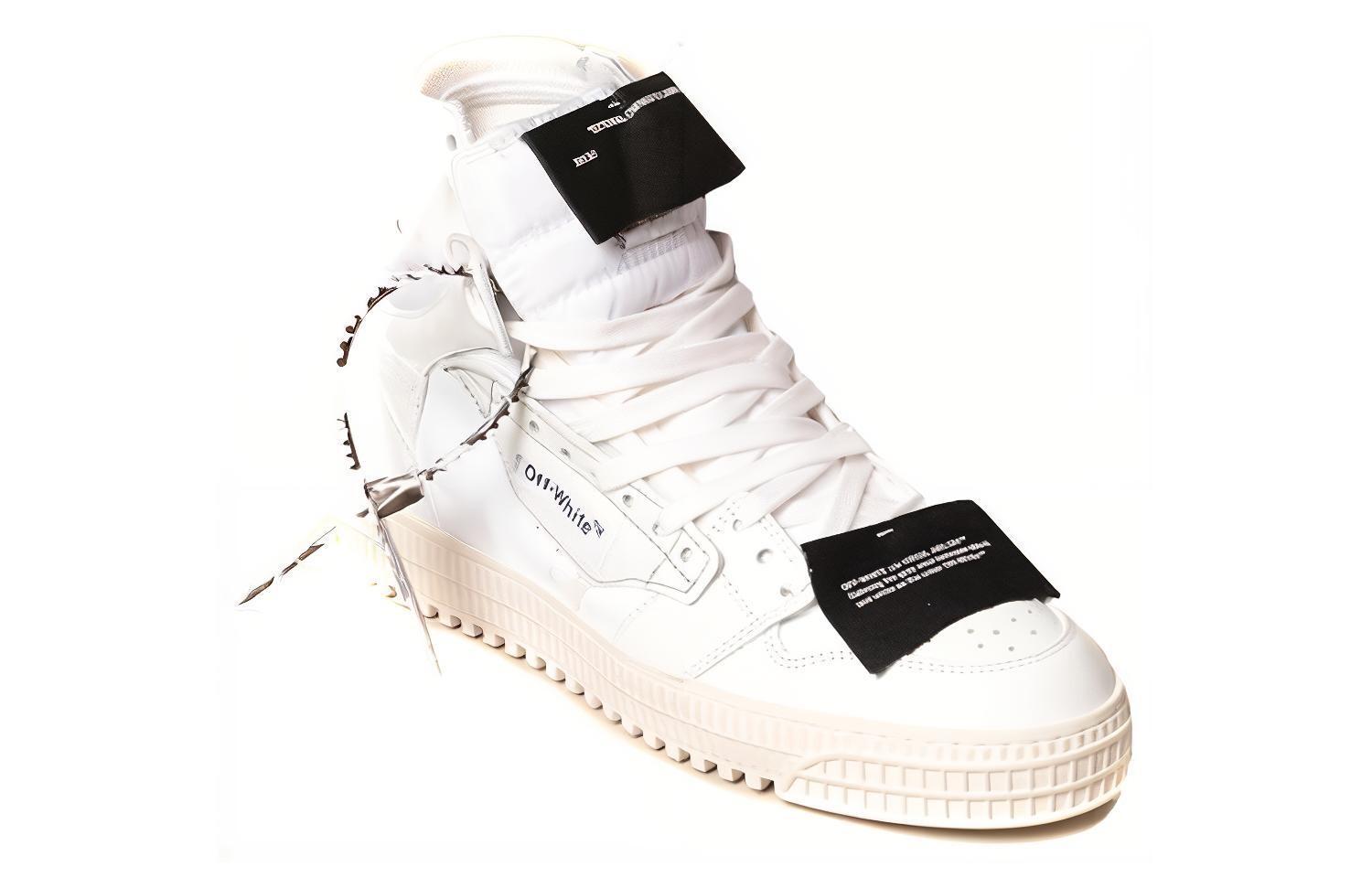 Кроссовки мужские Off-White Off-Court высокие, белый — фото 2