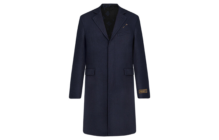 

Новые квартальные продукты LV Coat Men Dark Blue Louis Vuitton, темно-синий